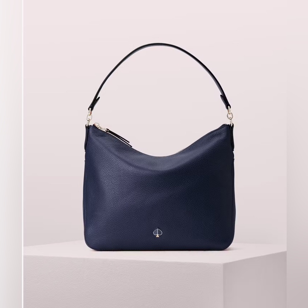 kate spade ♠️ Polly Medium Convertible Shoulder Bag in Blazer Blue NWT - Picture 4 of 6